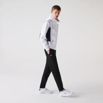 Lacoste SPORT Tennis trackpants in fleece Pánské - Trekingové Kalhoty Černé | CZ-pe0hoy